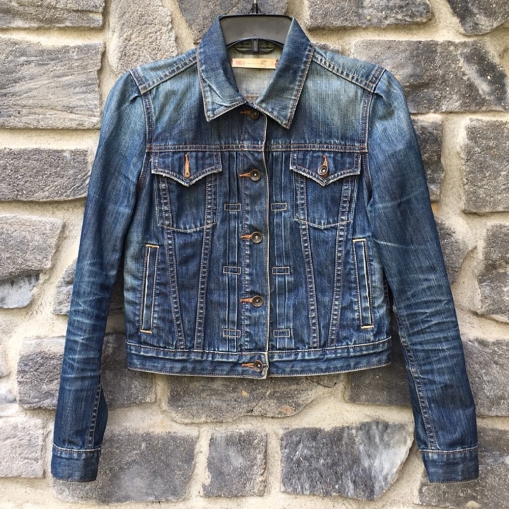 GAP 1969 Y2K Denim Jacket Small Button Front